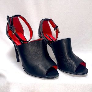 CHARLES JOURDAN PARIS peep toe heels